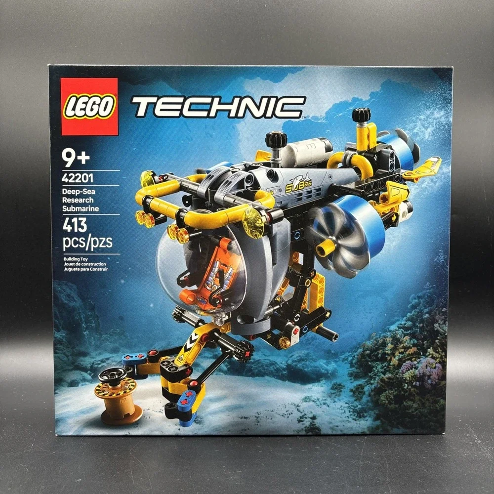 LEGO Technic Deep-Sea Research Submarine 42201 Building Toy 413 pcs NEW Sealed